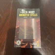 Hit Point Press Deck of Many Animated Spells Level 7 Cards DnD 5E sealed
