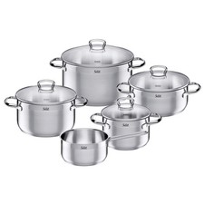 Silit Toskana Topf-Set 5-tlg. Edelstahl – Induktionsgeeignet & Spülmaschinenfest