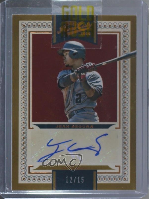 2016 Panini Prime Cuts Base VI Auto Bronze 12/15 Jean Segura #187 Auto fm0