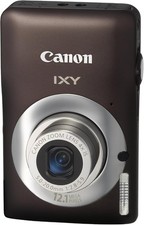 Canon IXY 200F Digital Camera Brown 14.1MP 4x Zoom Compact Tested Japan Used