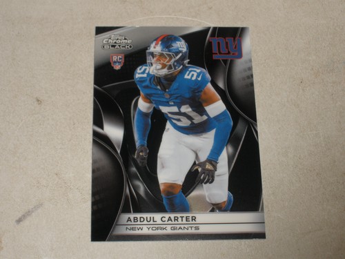 2025 Topps Chrome Black #135 Abdul Carter Rookie RC B