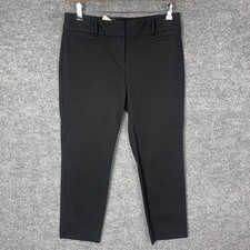 New Ann Taylor LOFT Black Ankle Pants Size 6 Dress Trousers Business