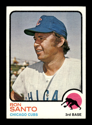 1973 Topps # 115 Ron Santo Card (B66) Chicago Cubs