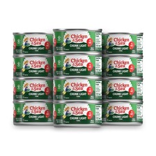 Chicken of the Sea Chunk Light Tuna in Oil, Wild Caught , 12-Ounce Cans Pack