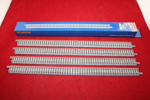 Tomix 1802 (971802) Fine Track Spur N 4 x gerades Gleis 280 mm Holzschwelle/NEU | Zustand: Neu