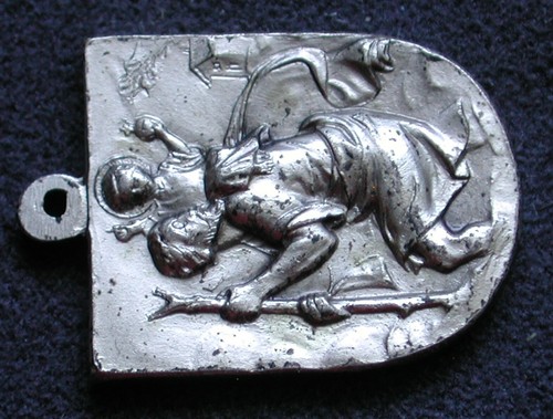 MEDAGLIA "SAN CRISTOFORO" MONTAGNA SCHWEITZ SUISSE SVIZZERA SWITZERLAND SCI SKI - Picture 3 of 4