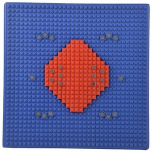 Acupressure Magnetic Pyramid Mat Therapy Energy For Pain Relief 30 Cm X 30 Cm Ebay