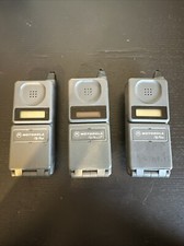 3 Vintage Rare MicroTAC Flip Phone LT. Collectors Items