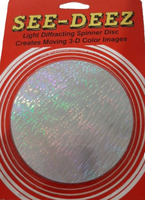 See-Deez Light Diffracting Spinner Disc (Vintage )RARE #3-Brand New-SHIP N 24HRS