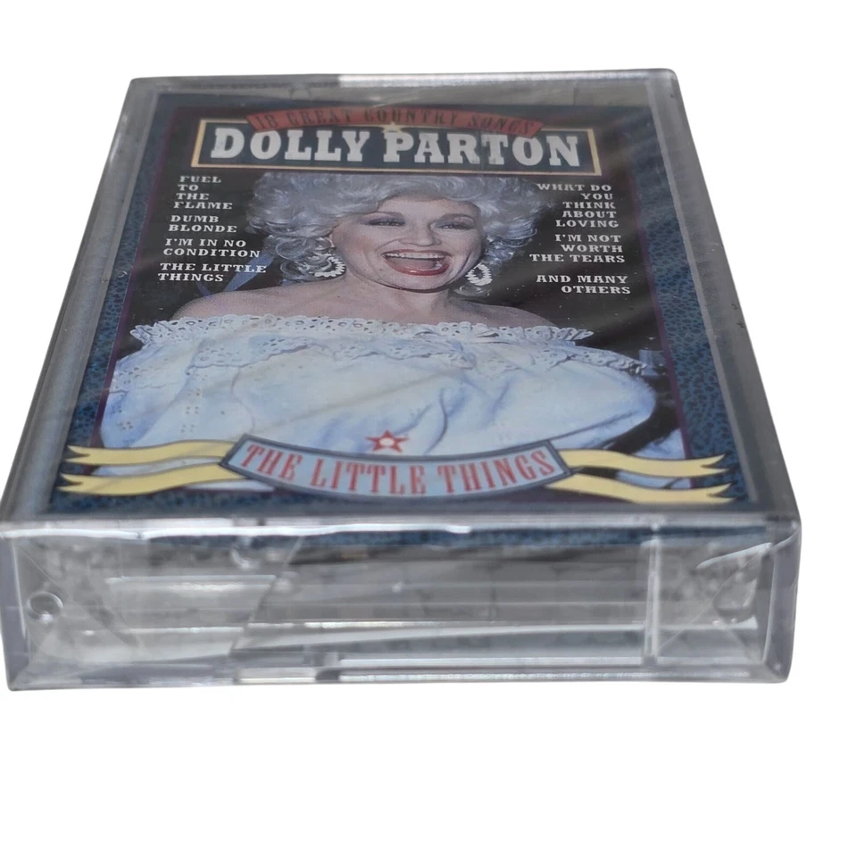 Dolly Parton The Little Things Cassette Tape New Sealed Dumb Blonde Busy Signal - Image 2 of 4