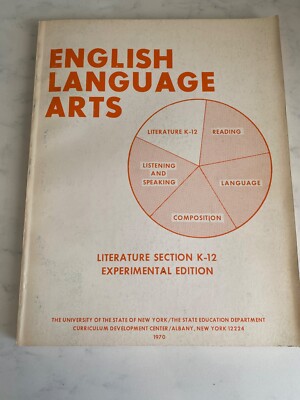 Vintage 1970 Unused  English Language Arts  Literature Section K-12 Workbook