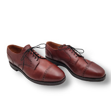 Allen Edmonds 10eee Benton Cap Toe Oxford Shoes Brown Leather 3458 