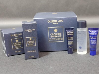 GUERLAIN Paris Orchidee Imperiale Skin Care 5 pcs Travel Size New in Box!