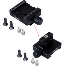 Clamp Linker Connector for ARCA Fit Camera Tripod Ball Head Quick Release Plate
