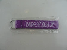 Barefoot Wines Promotional Wrist Keychain (Purple)