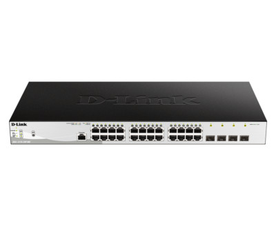 D-Link Switch 24 port PoE 10/100/1000BASE - Switch (DGS-1210-28P/ME