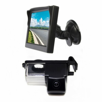 Suction Cup Screen Monitor & Rear View Camera for Nissan Versa Livina Grand