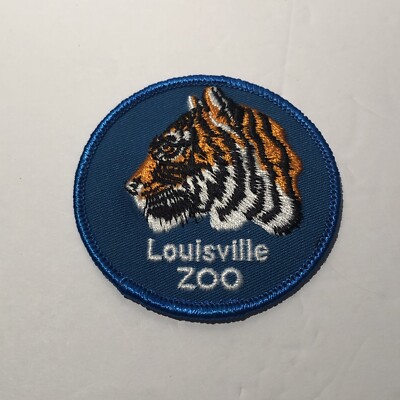 VTG c1980s HTF TIGER VERSION LOUISEVILLE ZOO Texas Patch (Wildlife, Animal) 42MP