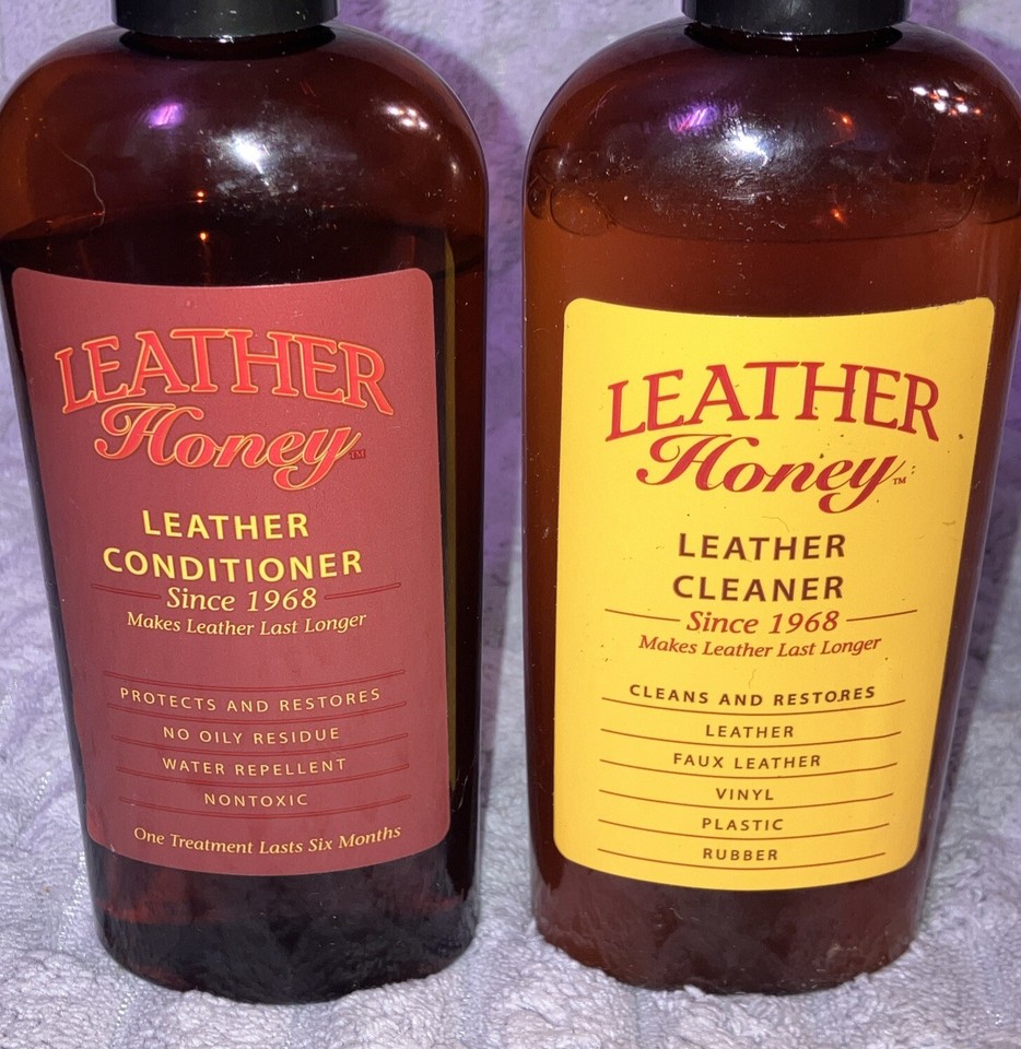 Leather Honey Complete Leather Care Kit with Cleaner & Conditioner Used
