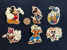 Disney Stickers - Mickey Mouse and Friends Lot of 6 Stickers. - New
