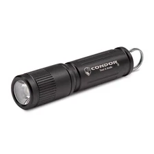 Condor Black 90 Lumens Keychain Flashlight RUGGED Tactical