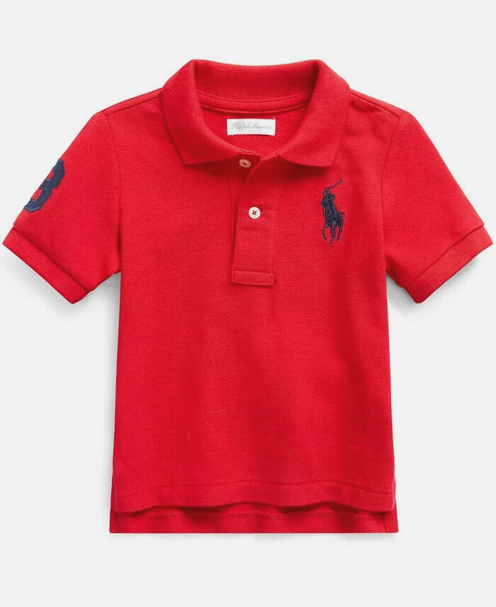 トップス Polo by Ralph Lauren pony polo shirt Red Ralph Lauren Polo Men's Red Pony Logo Short Sleeve Polo