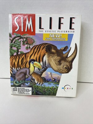 Maxis SIM LIFE - Windows 3.0 Floppy Disk PC Vintage 1992