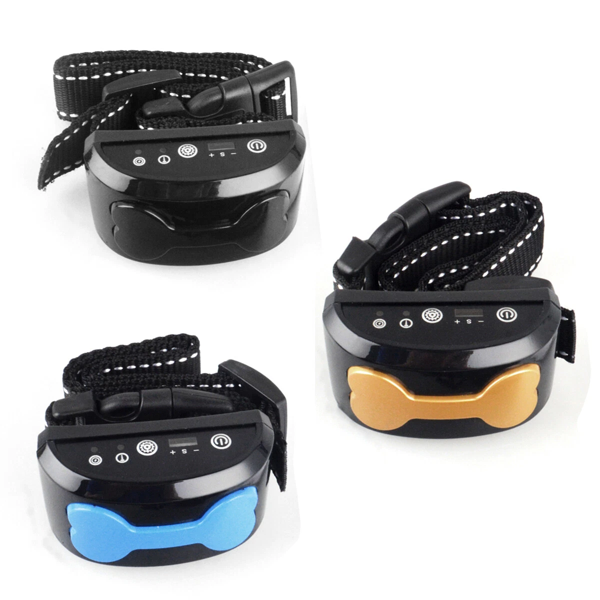 Rechargeable Anti Bark Vibration Collar Static Shock Vibrate STOP DOG Trainer MK