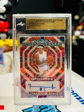 2022-23 LEAF OPTICHROME ARMANDO BACOT 1/1 AUTO KALEIDOSCOPE ORANGE RC ONE OF ONE