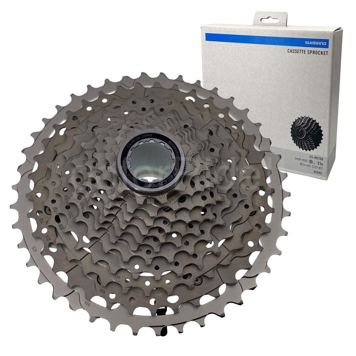 【未使用】SHIMANO DEORE CS-M5100 11S 11-42T Shimano Deore CS-M5100-11 Cassette - 11-speed, 11-42t