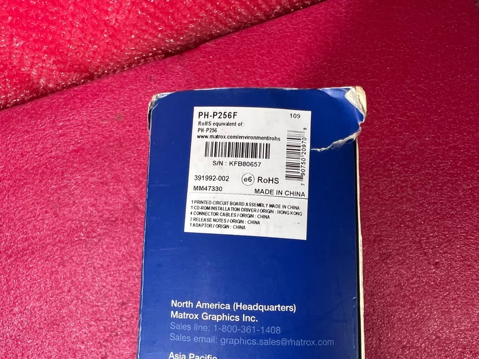 1 Pc Matrox Parhelia 256MB DDR PH-P256F SDRAM AGP 4x/8x Graphics Adapter AGP NEW - Image 4 of 4