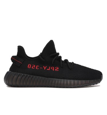 adidas Yeezy Boost 350 V2 Bred Men's Sneakers - Cblack/Cblack/Red, US 9 889773947428 | eBay