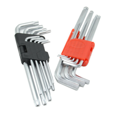 18x L-Shaped Key Torx Star Short Hexagon Wrench Car Repair Screwdriver Hand Tool