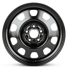 New Wheel For 2007-2017 Mitsubishi Lancer 17 Inch Black Steel Rim