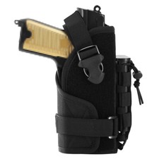 Military Tactical Molle Pistol Hunting Magazine Pouch Gun Holster Waist Belt Bag