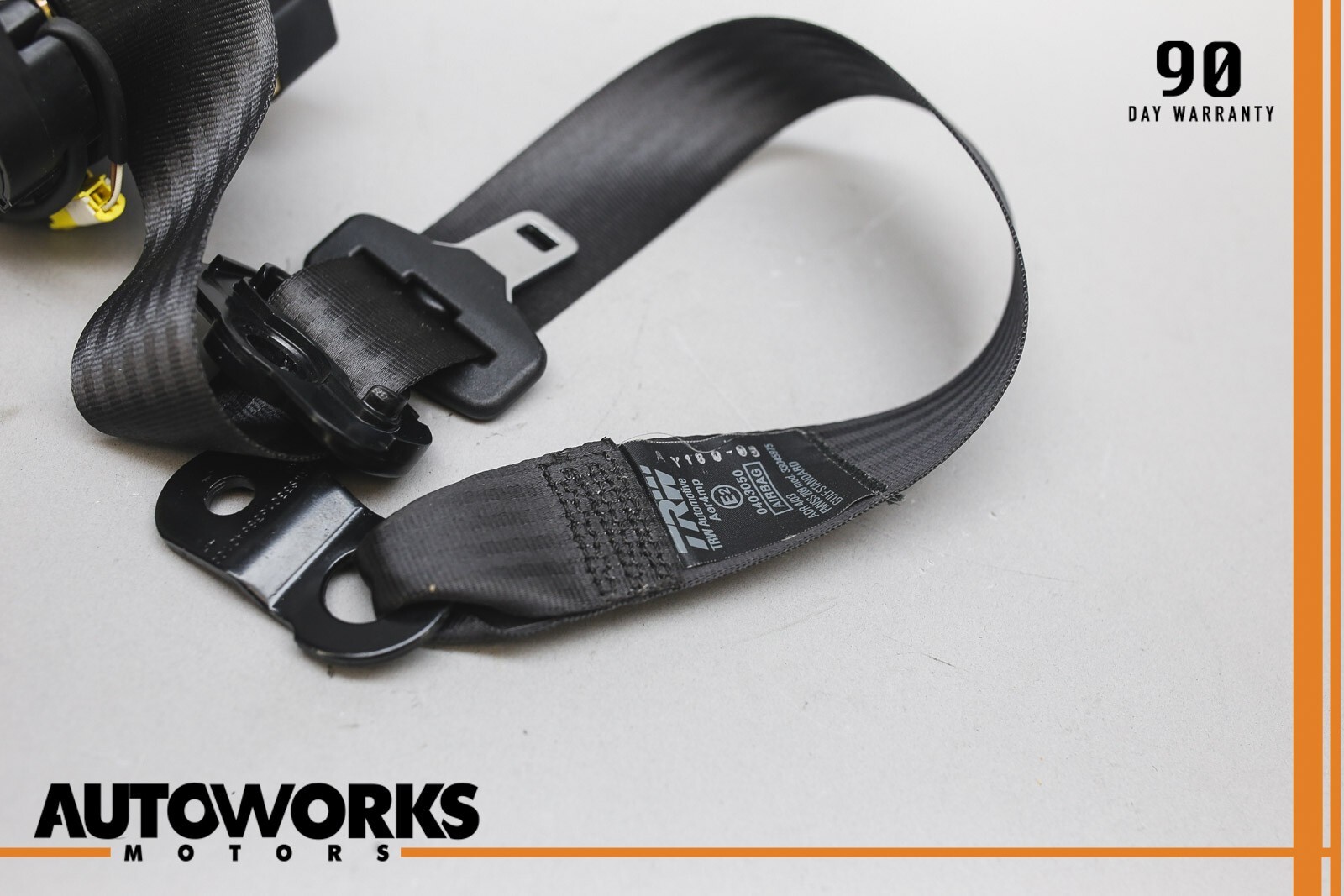 03-08 Maserati Quattroporte M139 Front Right Passenger Side Seatbelt Black OEM