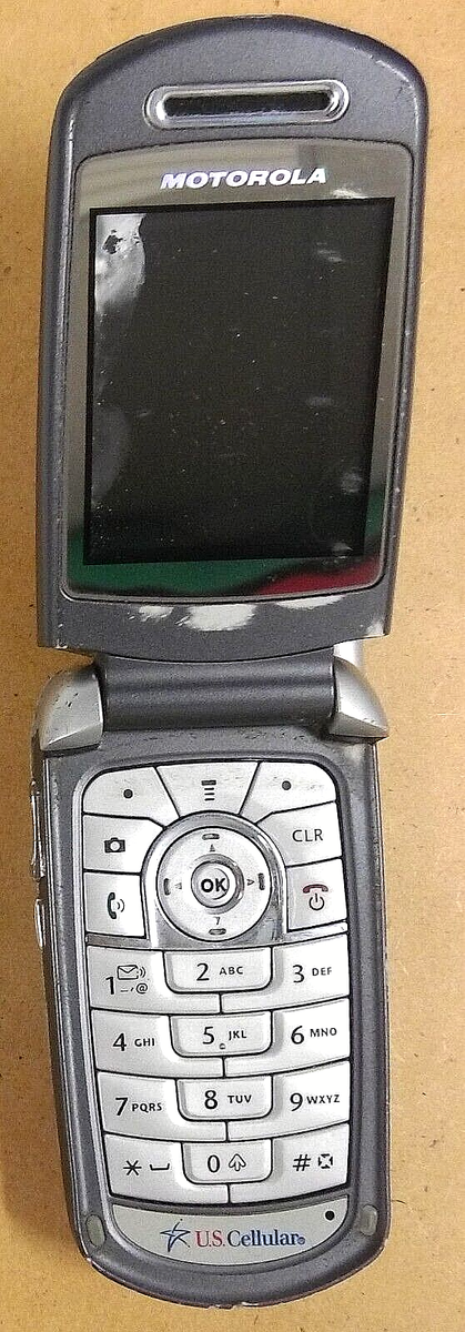 Motorola V series V710 - Silver ( U.S. Cellular ) Very Rare Flip