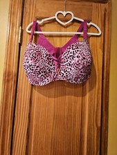 NWOT Torrid Curve Pink Leopard Print Underwire Bra Sz 40 DDD