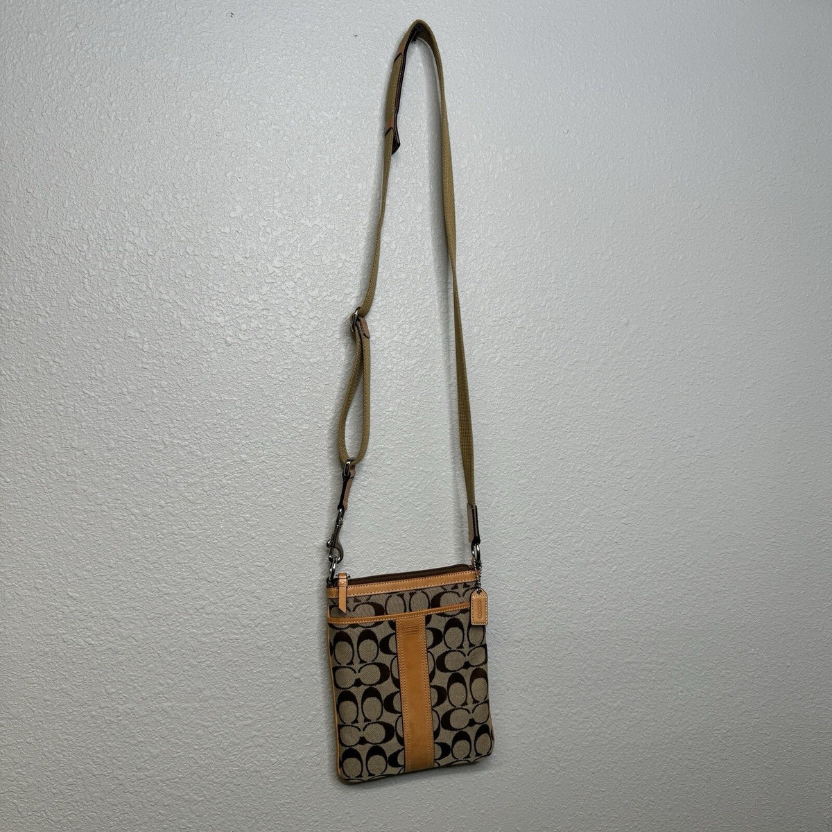 ばんこめ Coach Signature Jacquard Crossbody Shoulder Bag K05N-6016