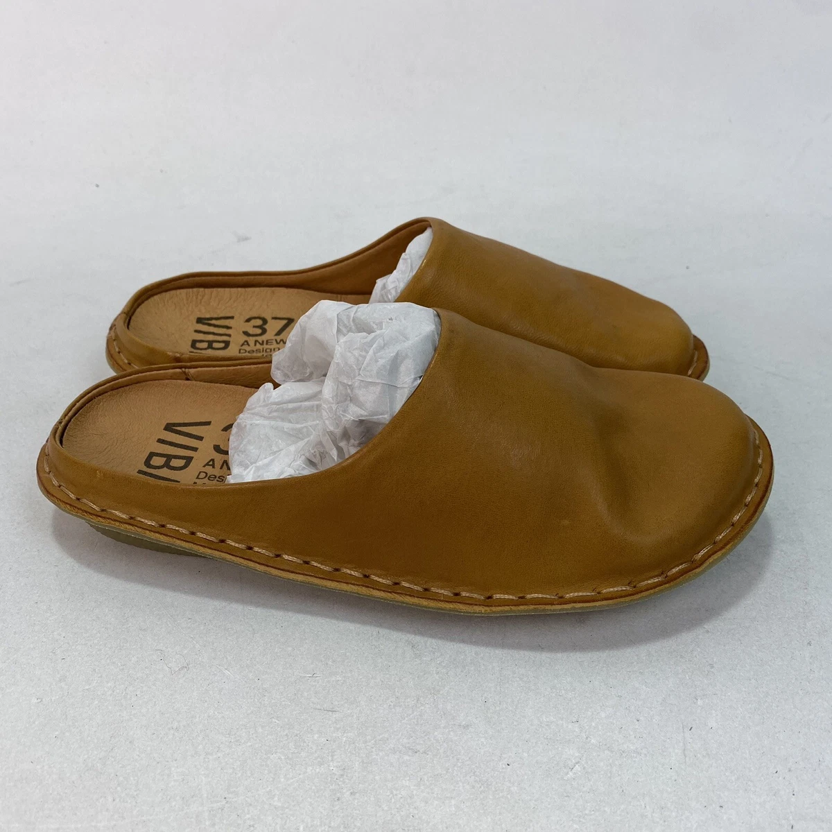 VIBA Roma Leather Sunflower Yellow USM 4/ USW 7 NEW, Runs Small