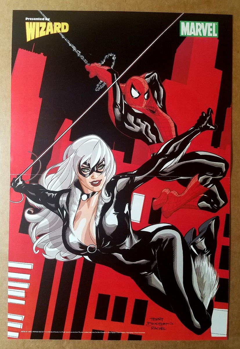 Spider-Man Black Cat Marvel Comic Poster by Terry Dodson | eBay