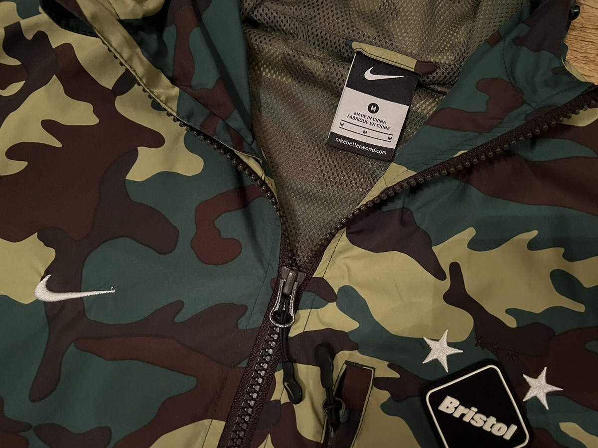 Nike FCRB Real Bristol Camo Practice Men's Jacket 684602-200
