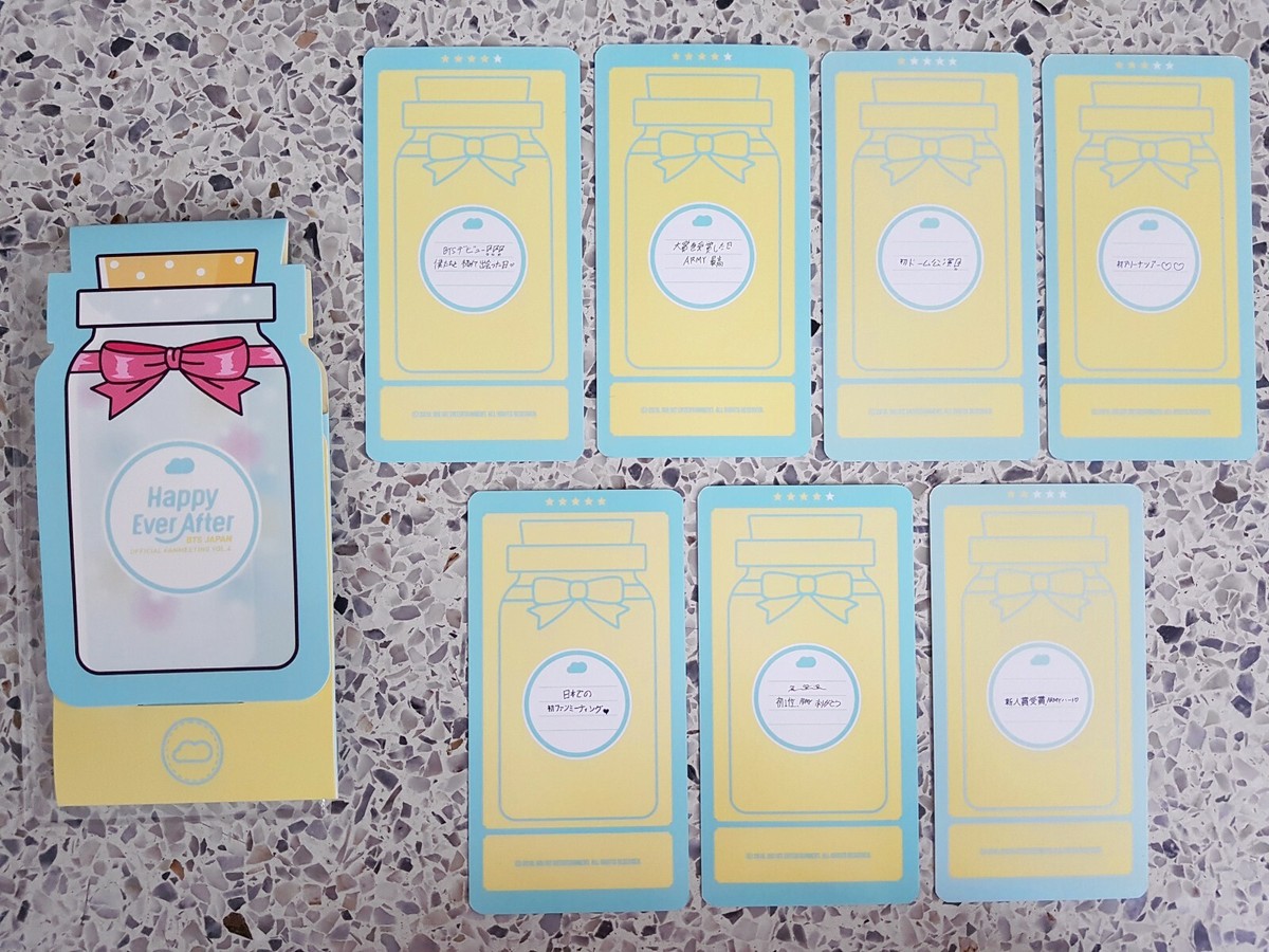 CLOUD CARD SET | 2018 BTS JAPAN FANMEETING VOL.4 [Happy Ever CLOUD CARD SET | 2018 BTS JAPAN FANMEETING VOL.4 [Happy Ever