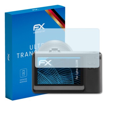 atFoliX 3x Displayschutzfolie für Lytro ILLUM Schutzfolie klar Folie