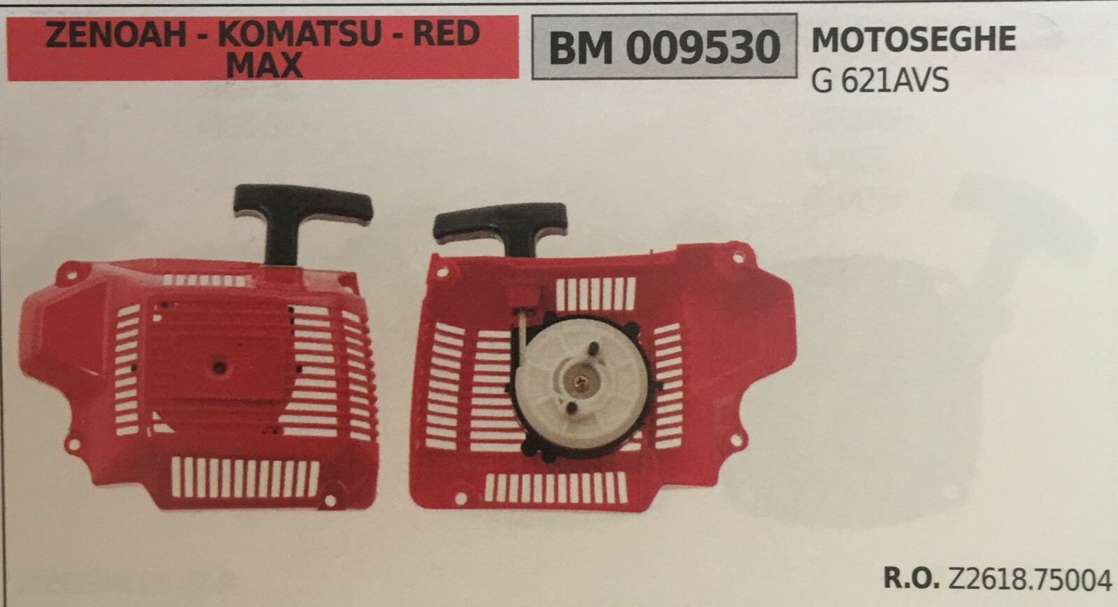 Starter Completo Brumar BM009530 per Zenoah Komatsu - Montaggio Rapido