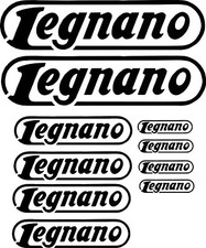 KIT 10 ADESIVI VENILE sticker PRESPAZIATI BICI LEGNANO VARI COLORI A SCELTA