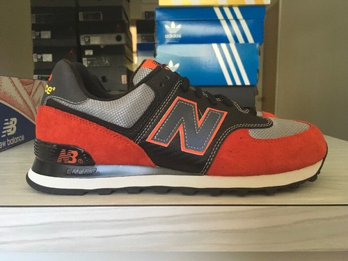 New Balance 574 Black Red Grey M574JRB 