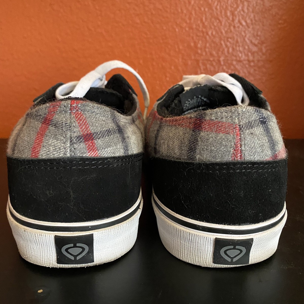 Circa Easy Ryder Skate Shoes Size 14 Black Plaid Allie Speed Kills Fusion Grip RARE Circa Skateboarding Adrian Lopez AL50 Brown Plaid Skate  main image 3