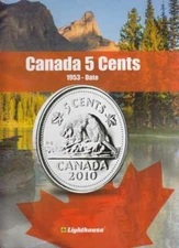 Album For Canada 5 Cents 1953-Date Coins Lighthouse Vista Book Safe Storage NEW