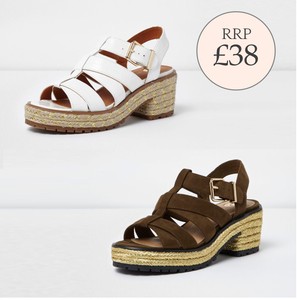 khaki green wedge sandals